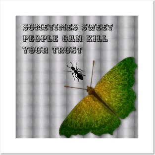 Butterfly and Ant story Posters and Art